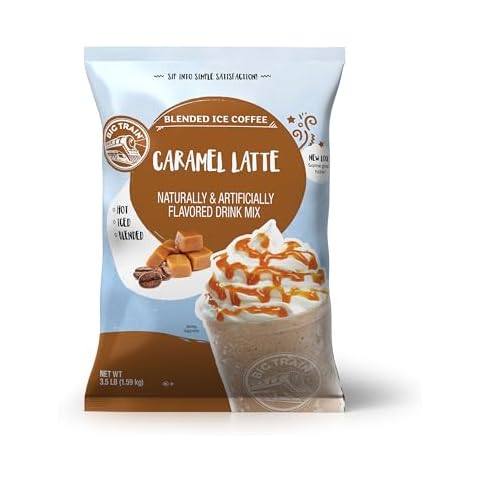 Big Train Caramel Latte Blended Ice Coffee Beverage Mix, 3.5 lb (Pack of 1) Cover