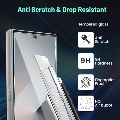 Image of Galaxy Z Fold 7 Screen Protector - Full Coverage Front, Back, Main Display & Hinges, Anti-Glare, Anti-Fingerprint, Easy Install, Ultra Thin, Case Friendly