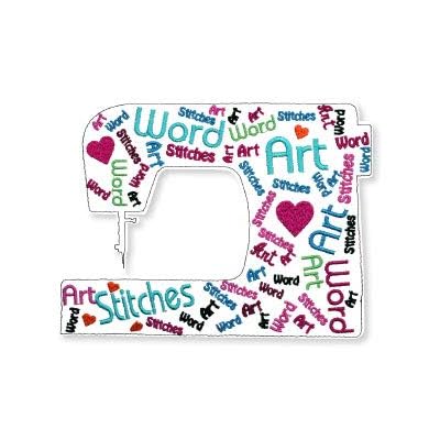Designs in Machine Embroidery Word Art in Stitches Software