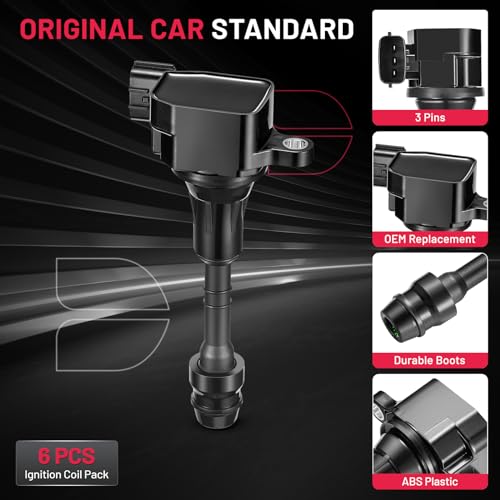 Image of BDFHYK Ignition Coil Pack UF401 for Nissan 350Z 2003-2007