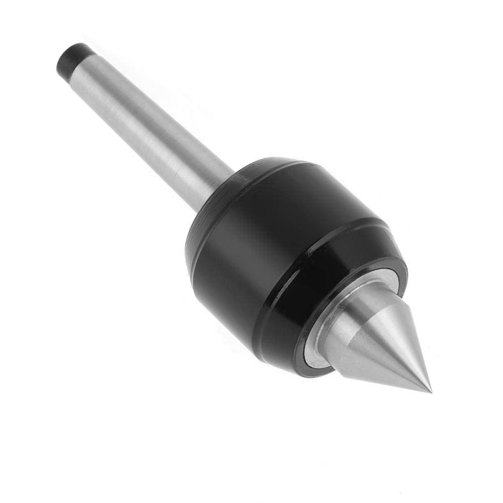 MT1 Live Center Live Center T10 and #45 Steel High Speed Bearing Lathe Live Revolving Center for Lathe in Medium Speed, 660 pounds Load Capacity