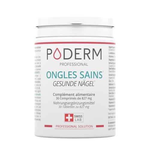 Ongles sains Poderm complément alimentaire pour réparer et fortifier la cure de 30 jours