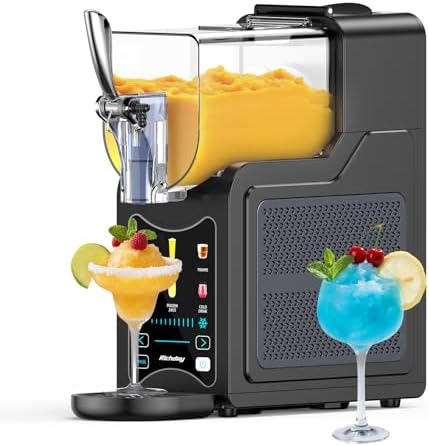 Richday Slushie Machine for Home – 88oz Frozen Drink Maker with 6 Preset Modes, No Ice Needed, Self-Cleaning, BPA-Free, Dishwasher Safe, Ideal for Slush, Frappe, Milkshake, Margarita, Cold Drinks
