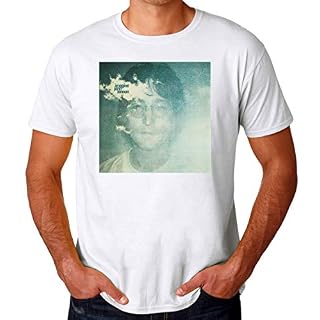 Wicked Design John Lennon Imagine T-Shirt pour Hommes Medium - Les Beatles, Paul McCartney, John Lennon, RIngo Starr, George Harrison