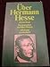 Über Hermann Hesse 3518068326 Book Cover