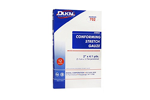 Dukal Conforming Stretch Gauze, Sterile, 1" W x 4.1 yd. L, White (12 Bags of 8) (Pack of 96) miniatura 2