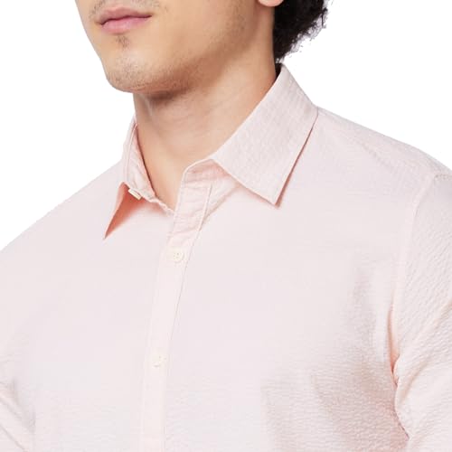 Image of Spykar Men's Regular Fit N /A Full Sleeve Solid Casual Shirts