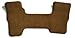 Premier Custom Fit 1-piece Front Carpet Floor Mat for Dodge Pickup - Premium Nylon, Caramel