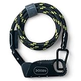 PRCCA しなやかワイヤーロック, 高強度3層構造 ダイヤル式, スチール/UHMWPE素材, 6mm x 100cm, 自転車/バイク用, 115g, 盗難防止 (ブラック)