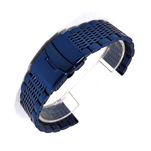 Montre en métal acier inoxydable robuste avec maillons réglables 20mm 22mm 24mm