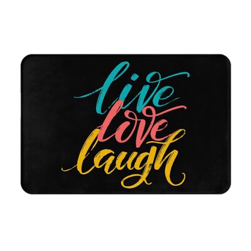 Vive Ríe Ama Felpudo De Entrada Fácil