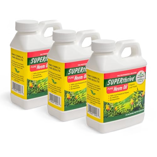 Image of SUPERthrive Organic Pure Neem Oil, Cold-Pressed, Concentrate, 8 oz, 3-Pack