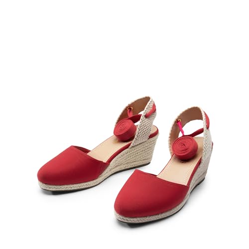 Image of DREAM PAIRS Espadrille Platform Wedge Sandals