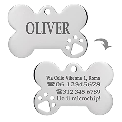 Medaglietta personalizzata per cani e gatti