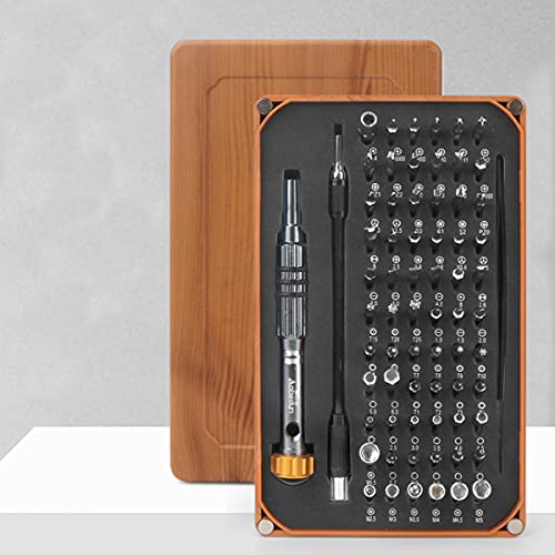 Set de destornilladores 68 en 1 con estuche de madera miniatura 6