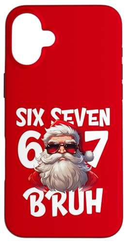 67 Six Seven Bruh Cool Christmas 6 7 Meme Men Women Kids X}zP[X iPhone 16 Plus p