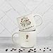 Christian Art Gifts Sage Green Floral Ceramic Coffee Mug – 15 oz. Microwave and Dishwasher-safe Inspirational Scripture Coffee and Tea Mug for Friends with Bible Verse: Sweet Friendship –Proverbs 27:9