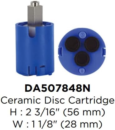 Miniatura 5 de Gerber Cartucho de disco de cerámica de fontanería para grifo de una sola manija