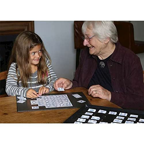 Tillions - Tile Puzzle Game For Kids & Family With Millions Of Possibilities. Steam Educational Game Promotes Shape Sorting & Symmetry Learning. 144 Magnetic Tiles & Folding Magnetic Board For Ages 6+ #TOP3