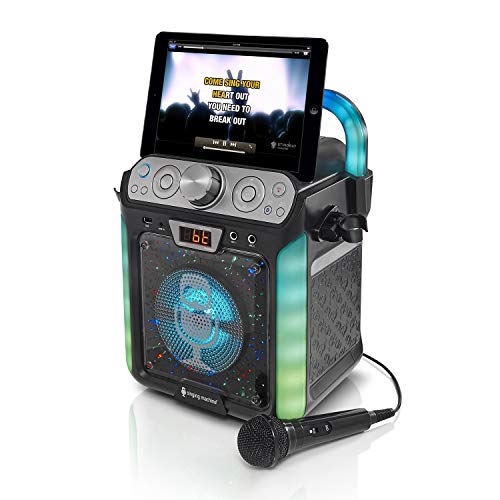 Singing Machine Sml682Btbk Groove Cube Karaoke Player With Bluetooth And Echo Control, Black #TOP6