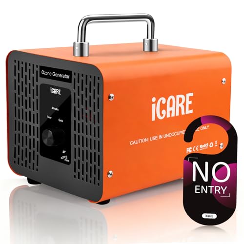 Generatore di Ozono Professionale 60000mg/h, Generatore di Ozono con Manopola...