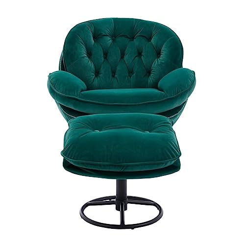 Sillón Plegable Terciopelo Verde miniatura 4