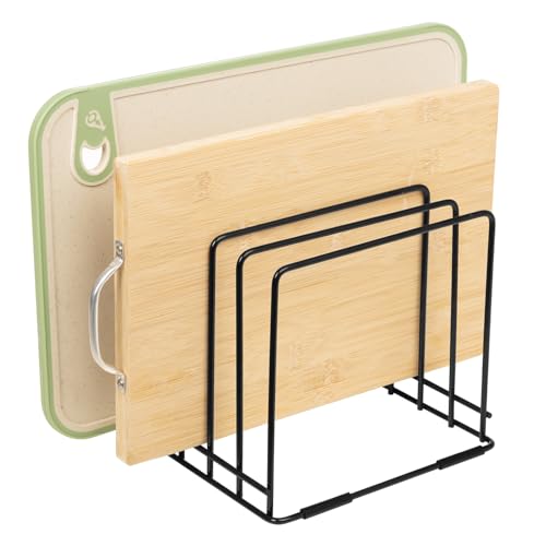 Soporte para tablas de cortar de acero carbono negro miniatura 1