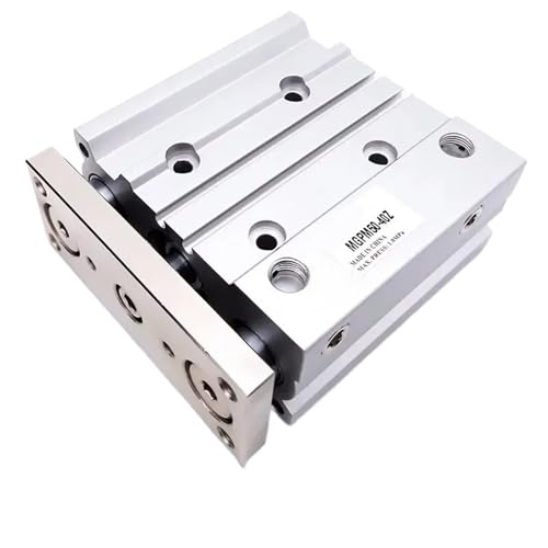 MGPM50-50 vérin pneumatique compact double effet équipé de tiges de guidage