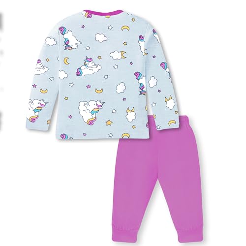 Image of TS LAVI TAVI Kids Printed Long Sleeve Pyjama Set with Top and Bottoms