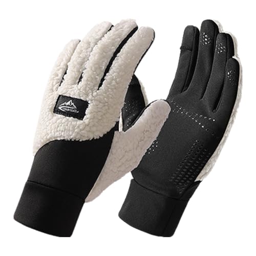 Guantes de Invierno Impermeables para Mujer,Guantes de Invierno con Pantalla táctil para Mujer,Guantes cálidos para Clima frío | Guante de Ciclismo térmico a Prueba de Viento con Palma Antideslizante