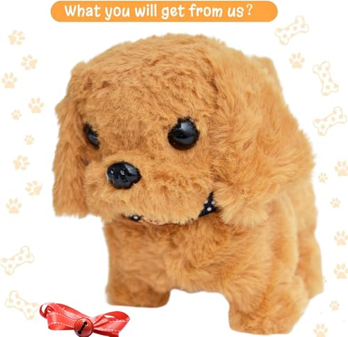 HOWADE Toy Dogs for Kids My Realistic Robot Puppy Electronic Walking Dog Toy-Walking, Barking - Image 4