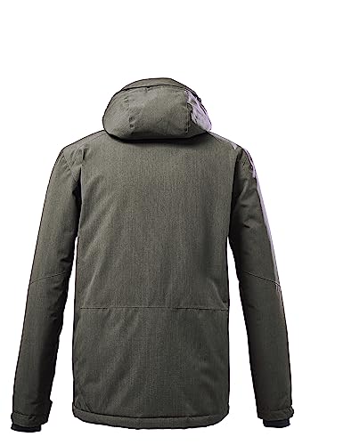killtec Herren Funktionsjacke mit abzippbarer Kapuze KOW 161 MN JCKT, oliv, 3XL, 37589-000