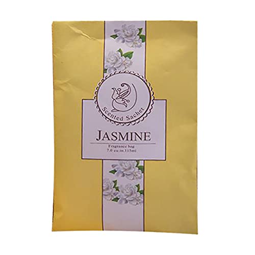 Rehomy Guarda-roupa de casa com fragrância pendurada saco de aroma sachê de gaveta (jasmim) 2 sacos