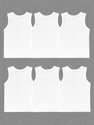 Image of Kidbee Boys & Girls Cotton Baniyan /Vest /Sando (Pack of 6)
