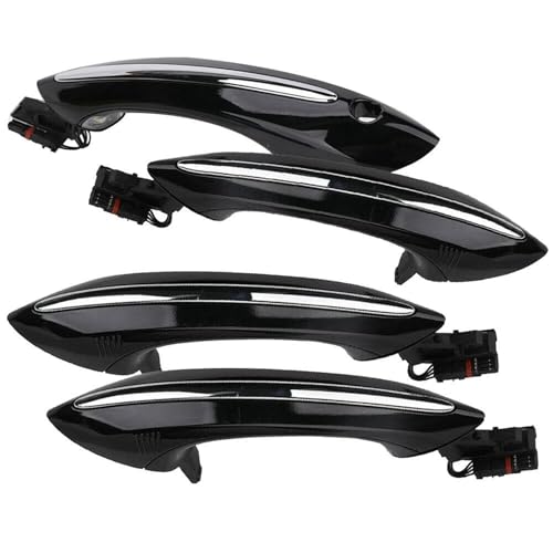 Manijas exteriores para BMW Serie 5 y 6 F10 F06 recambio de acceso cómodo 4 piezas