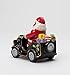 10749 Fine Ceramic Ethnic African American Black Santa Claus Driving Car Salt & Pepper Shakers Set, 4-1/8