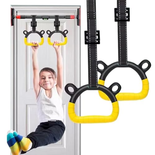 Anillas gimnásticas para niños con correas ajustables miniatura 5