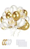 【Perfecto para cualquier ocasión】 Los globos dorados son adecuados para muchas ocasiones, como cumpleaños, bodas, fiestas de graduación, baby showers, aniversarios, fiestas infantiles, actividades de empresa y más actividades, etc. Apto tanto para interiores como para exteriores, le brindan una experiencia memorable.