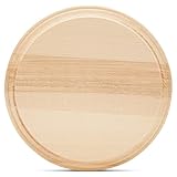 Round Wooden Discs 5 inch, Pack of 4 Unfinished Wood Coasters for Crafts, Modern Coasters, Wood Rounds for Crafts, by Woodpeckers