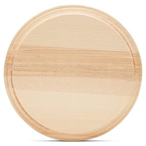 Round Wooden Discs 5 Inch, Pack Of 2 Unfinished Wood Coasters For Crafts, Modern Coasters, Wood Rounds For Crafts, By Woodpeckers #TOP29
