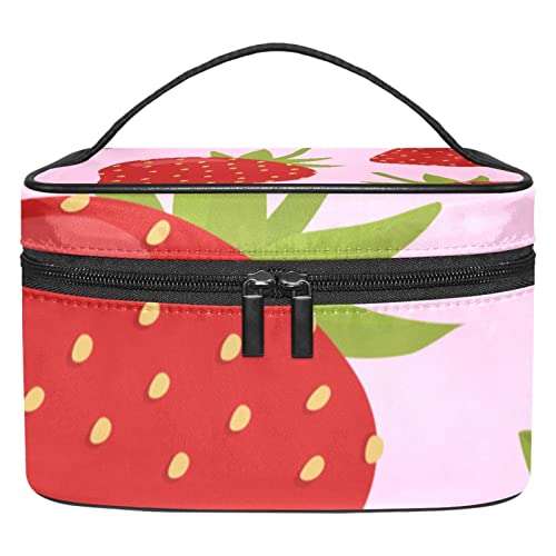 Sac de maquillage fraises cadeau idéal pour femmes et filles