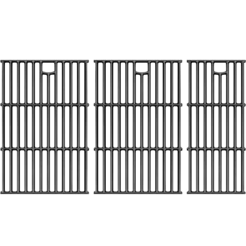 GGC 17 Grill Grates for Charbroil Performance 5 Burner Grill Casr Iron Replacement Parts for Charbroil 463448021 463449021 463450022 463451022 463455021 463458021 G426-0004-W1 G426-0005-W1
