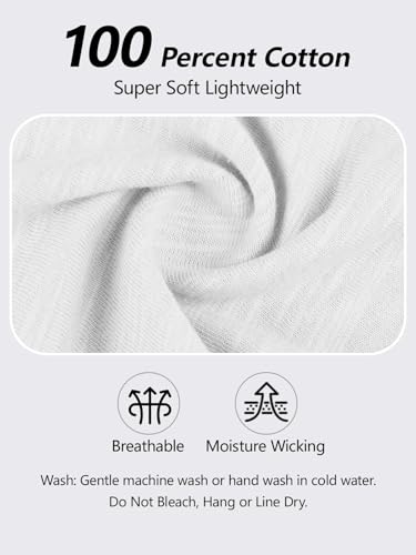 Women's Cotton Cropped Workout Tank Tops,Loose Fit,Muscle Tank, Soft & Lightweight3