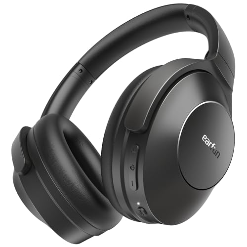 EarFun Wave Life Over-Ear Noise Cancelling Kopfhörer Kabellos, Bluetooth 5.4 Kopfhoerer mit Hi-Res...