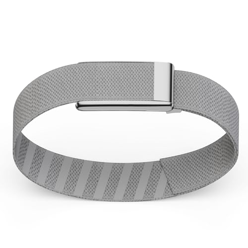Fitcent Schnell trocknendes CoreKnit Bizepsband kompatibel mit WHOOP 5.0 One+Peak WHOOP MG LIFE Quik Drying Waterproof Bizepsbänder mit Edelstahl U-Form für WHOOP LIFE EKG (Grau One+Peak)