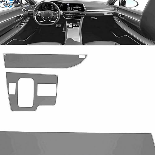 Consola sin arañazos con película protectora de TPU para Hyundai Sonata LHD 4