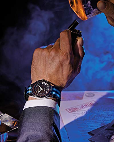 Image of BINLUN Premium Ballistic Nylon Watch Strap, Heavy Duty 5-Ring Replacement Watch Band with Stainless Steel Buckle, Durable & Comfortable Sport Band for Men Women, Fits 18-24mm