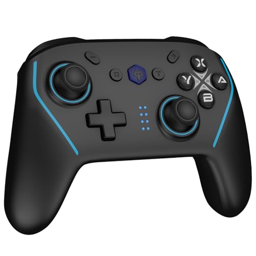 Image of NBCP X6 Wireless Bluetooth Pro Controller Compatible with Nintendo Switch /Switch OLED /Switch Lite /Switch 2, PC, Android, iOS - 6-Axis Gyro, Dual 4-Level Vibration, Anti-Drift Joysticks, Turbo,2 Programmable Buttons,Wake-Up,Screenshot
