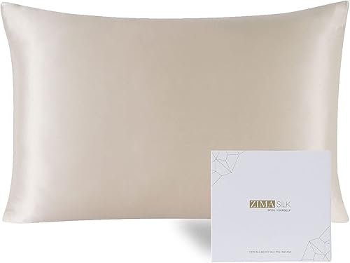 Miniatura 1 de ZIMASILK Funda de almohada de seda de morera 100 % pura mejorada para cabello y piel, con cremallera oculta reforzada, seda de grado 6A más suave y