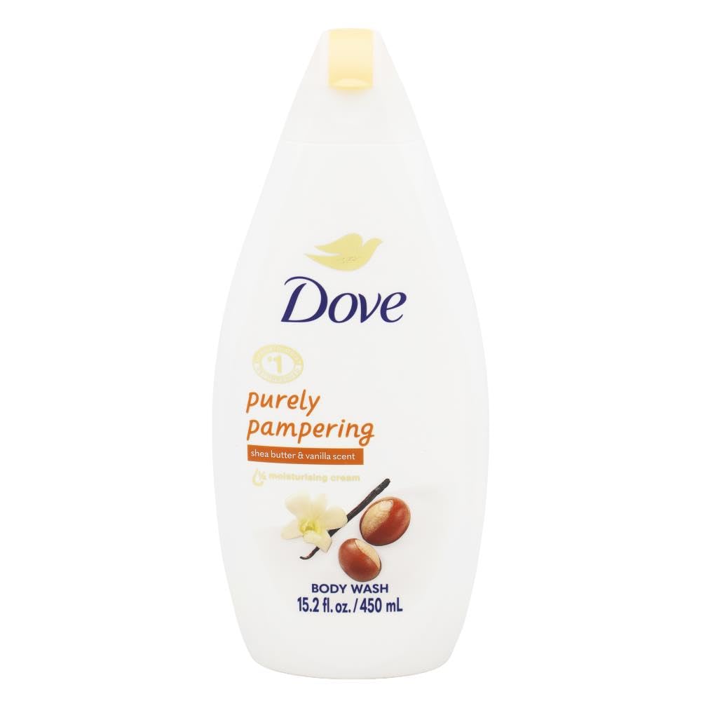 Dove Purely Pampering Shea Butter And Vanilla Body Wash, 450ml-image-6
